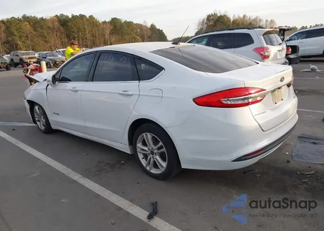 2018 Ford Fusion Hybrid Se из США, поврежденный, VIN 3FA6P0LU1JR117372